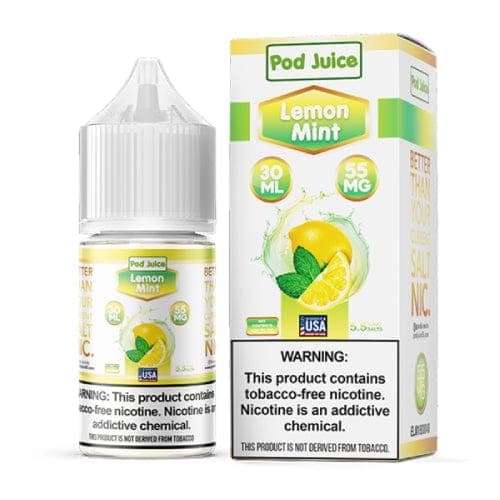 Pod Juice x Hyde Lemon Mint 30ml TF Nic Salt Vape Juice - 35MG