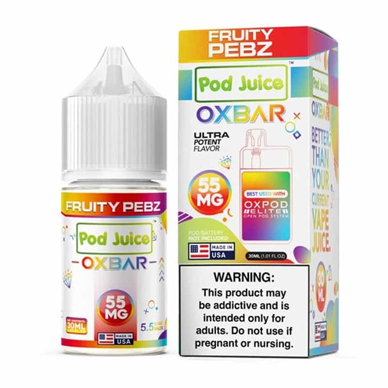 Pod Juice x OXBAR TF Fruity Pebz 30ml