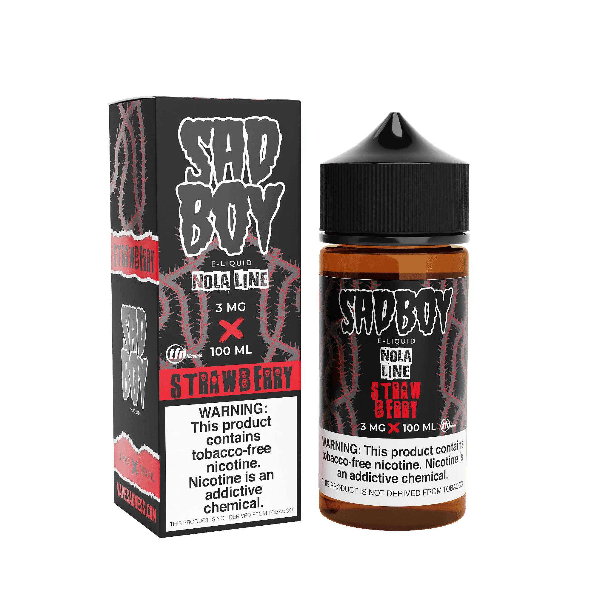 Sadboy Strawberry Nola 100ml Vape Juice