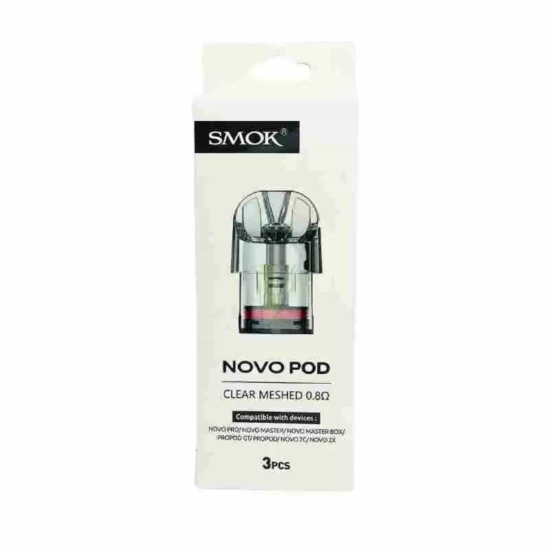 SMOK Novo Pod-Clear Meshed Pods (Pack of 3)