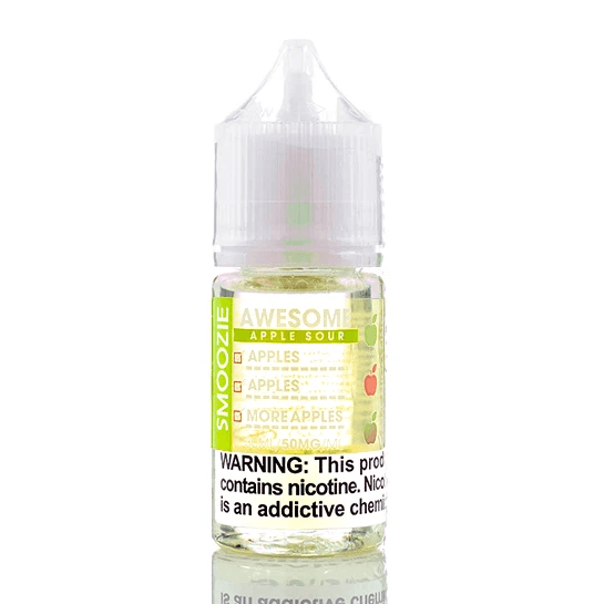 Smoozie Salt Awesome Apple Sour 30ml Nic Salt Vape Juice - 35MG