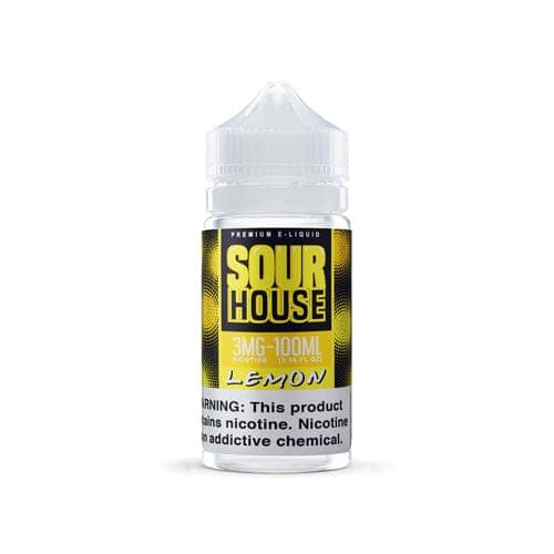 Sour House Lemon 100ml Vape Juice - 3mg