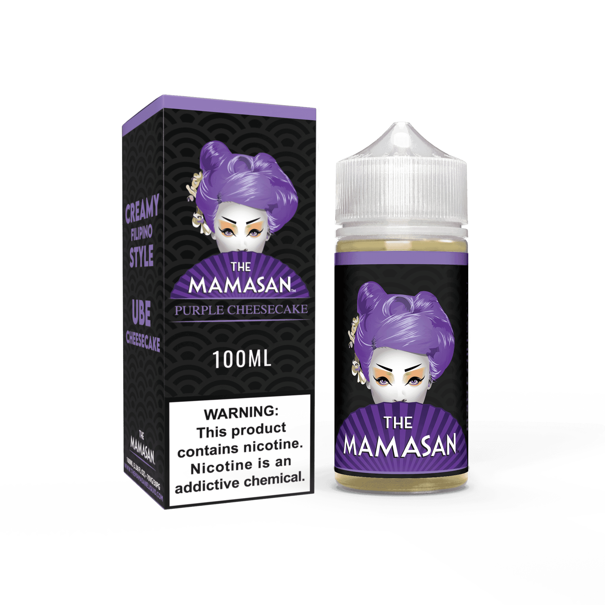 The Mamasan Purple Cheesecake 100ml Vape Juice