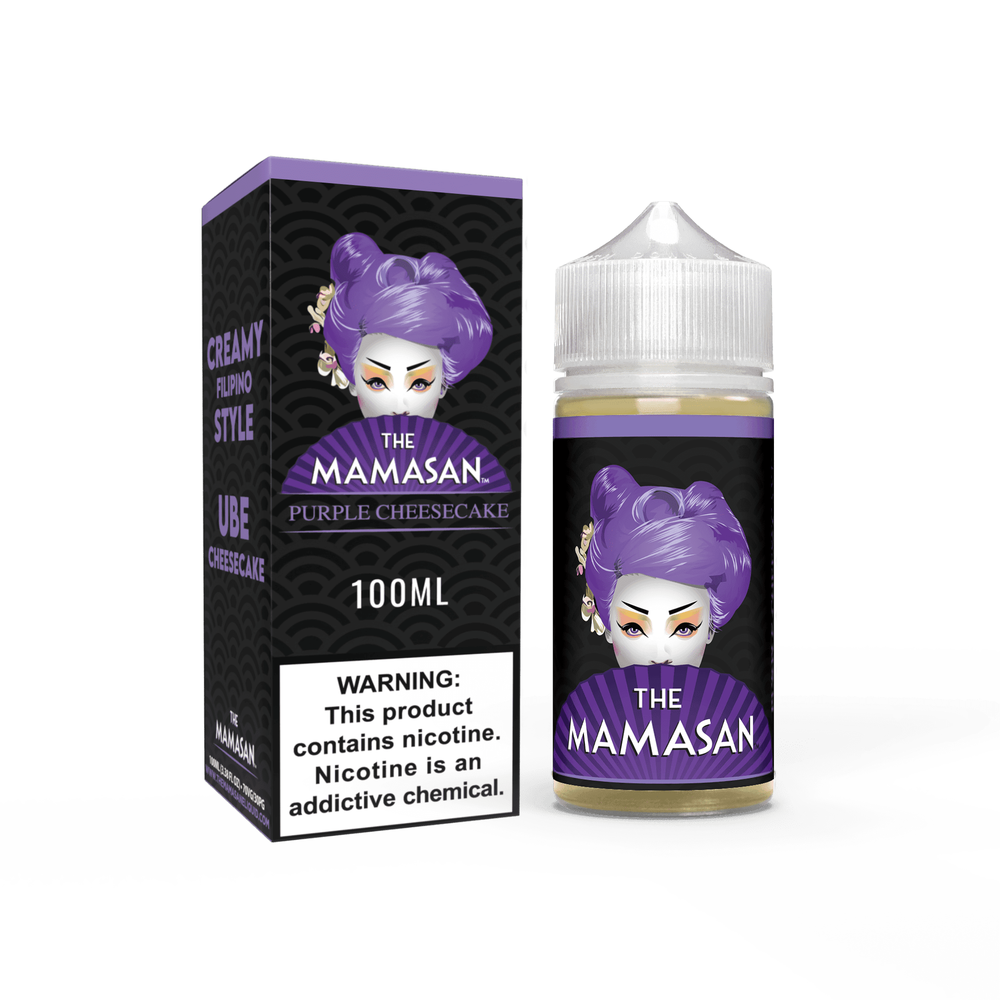 The Mamasan Purple Cheesecake 100ml Vape Juice