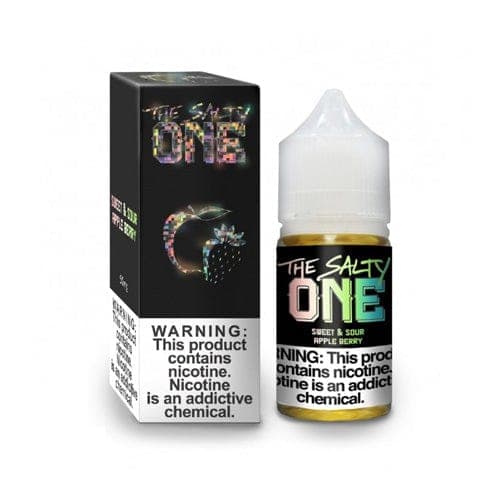 The Salty One Sweet & Sour Apple Berry 30ml Nic Salt Vape Juice - 50MG
