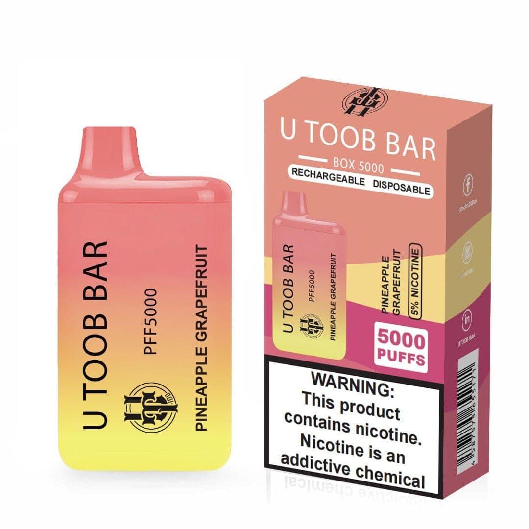 U Toob Bar Disposable Vape (5%, 5000 Puffs) - Pineapple Grapefruit