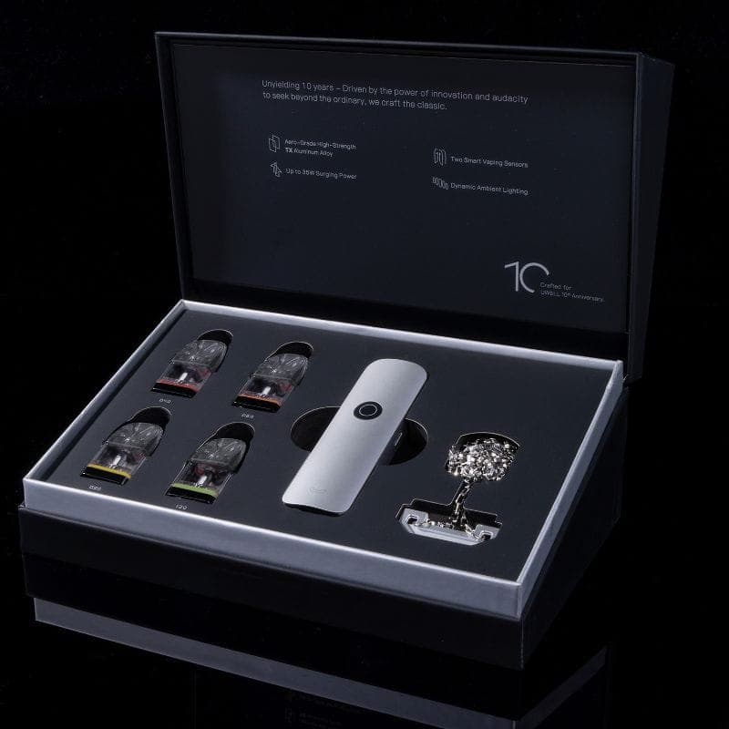 Uwell Caliburn G4 Classic 35W Pod Kit Classic Silver Giftbox
