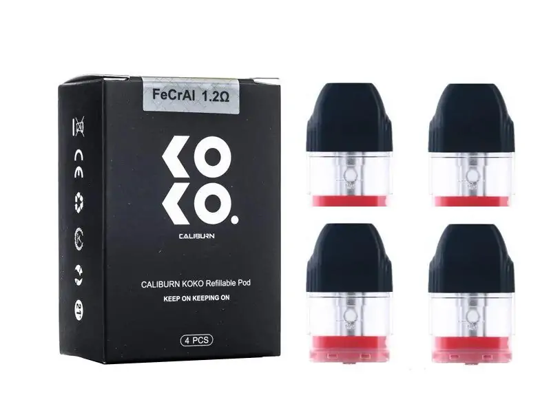 Uwell Caliburn KOKO Replacement Pod Cartridges (Pack of 4)