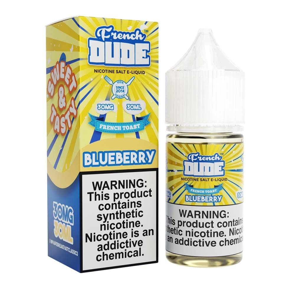Vape Breakfast Classics French Dude Blueberry 30ml Nic Salt Vape Juice - 30mg