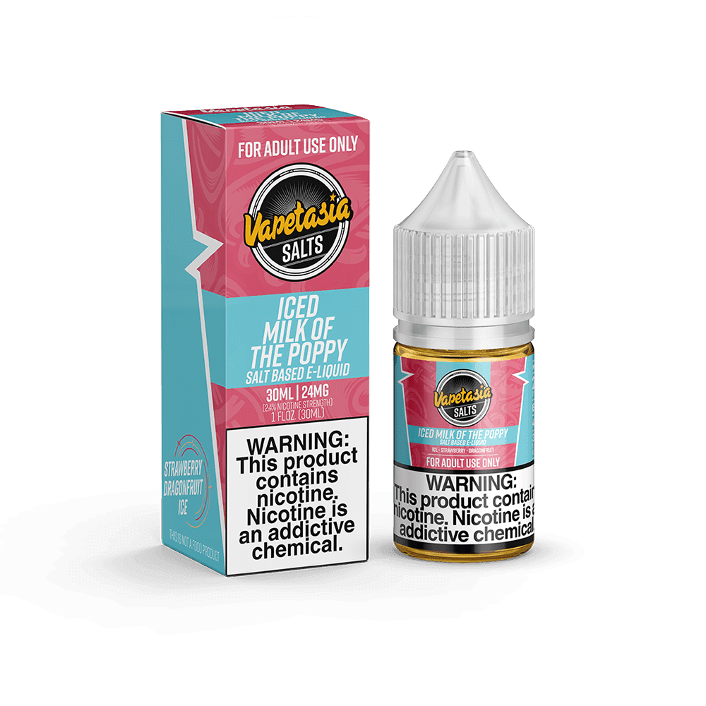 Vapetasia Salts ICED Milk of the Poppy 30ml Nic Salt Vape Juice
