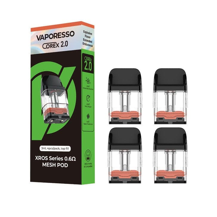 Vaporesso COREX 2.0 XROS Series Mesh Pod 3ml (Pack Of 4)