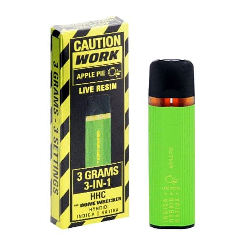 Work Dome Wrecker Live Resin 3g HHC Disposable - Apple Pie
