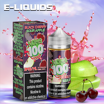Noms 100 Black Cherry Sour Apple Vape Juice