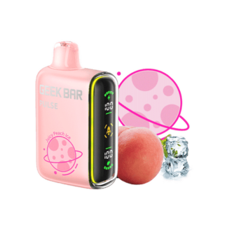 Geek Bar Pulse 15000 Disposable Vape (5%, 15000 Puffs) - Juicy Peach Ice'
