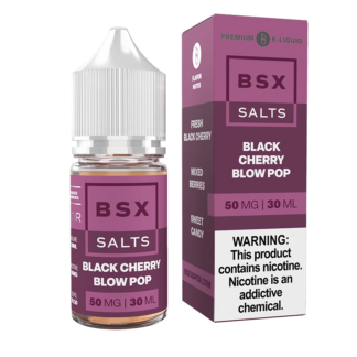 Glas BSX Black Cherry Blow Pop Nic Salt Vape Juice 30ml - 50MG